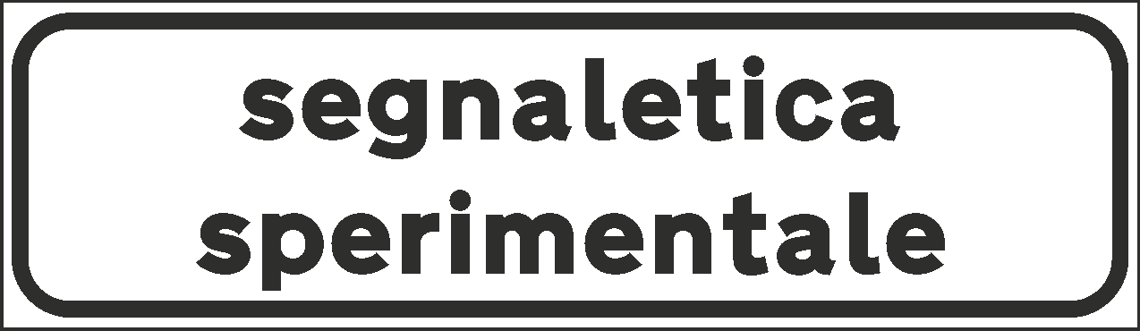 segnaletica sperimentale
